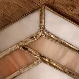 Stained glass wall lamp