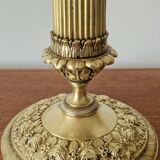 Empire gilded bronze candlestick, 19th century