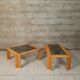 Pair of coffee tables 1970/1980