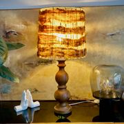 Lampe vintage / bohème chic en bois