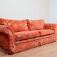 Vintage sofa bohemian style Terracotta flowers