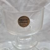6 verres cristal, modèle New Line, 1980