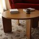 Table basse ronde contreplaqué