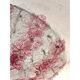 Venetian Transparent and Ametista Flowers Murano Glass Flush Mount in Barov