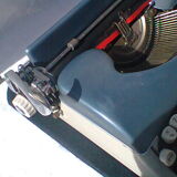 Typewriter Japy Script portable blue 50-60 years