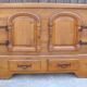 Rustic oak chest of drawers from the 1950s | Solid wood | Hand-forged fitti