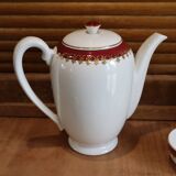 Digoin Sarreguemines earthenware coffee service