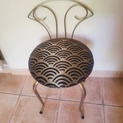 Art Deco swivel dressing table chair