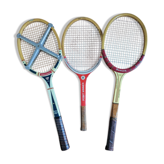 Tennis rackets vintage