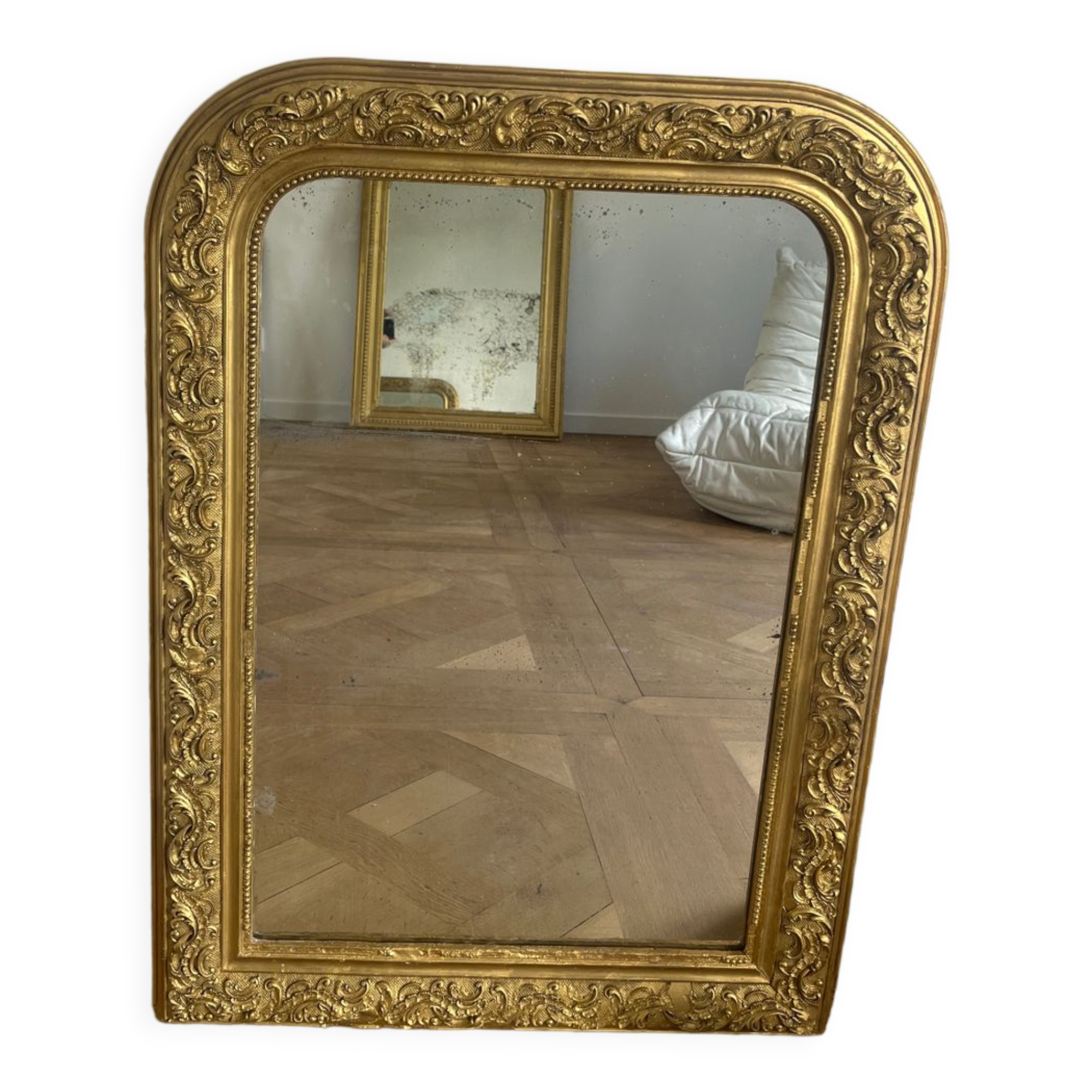 Antique mirror Louis Philippe 89x64