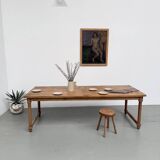 Table de ferme en hêtre XL
