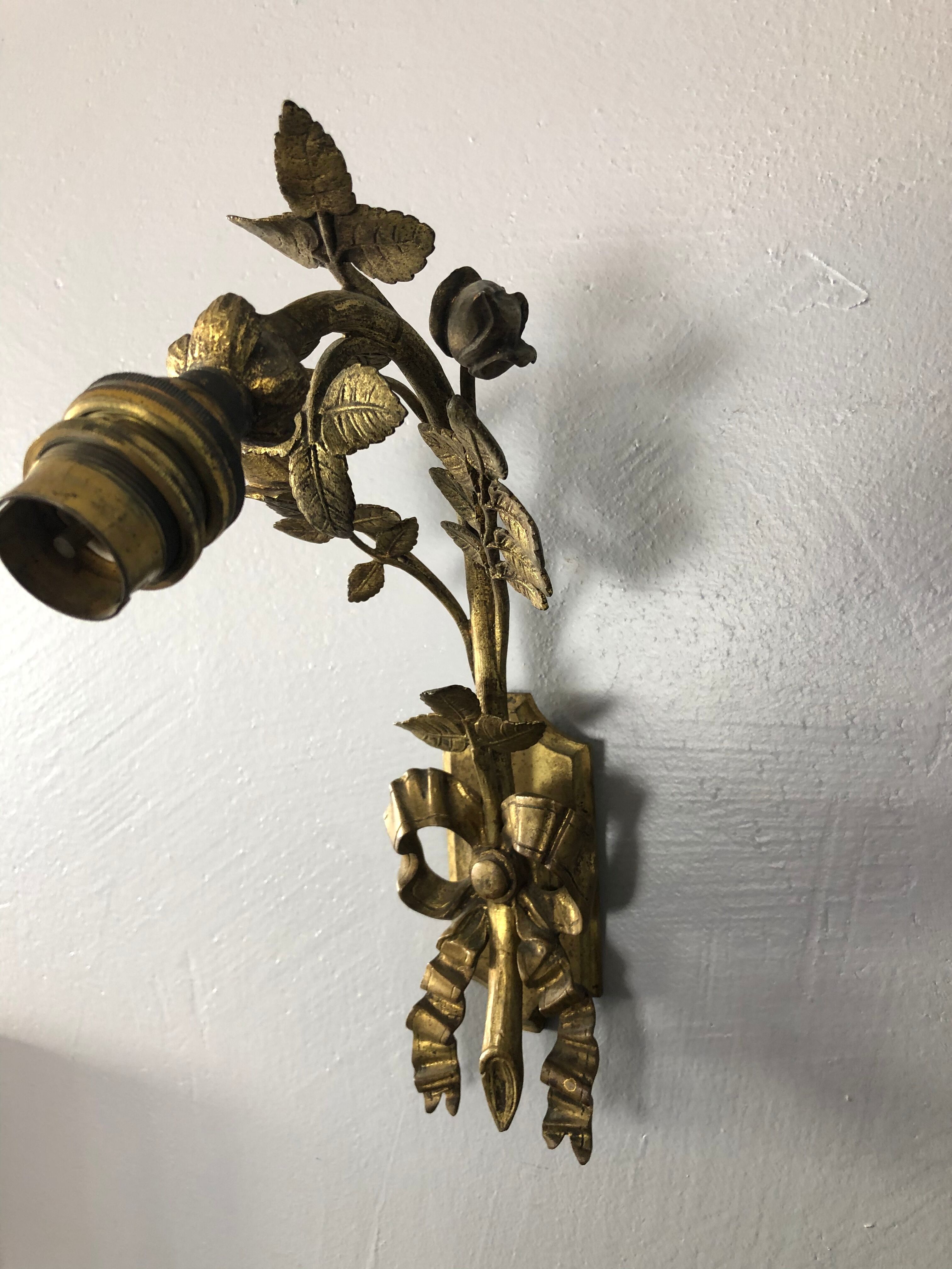 Bronze sconce late 19th century