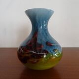 LA ROCHERE crystal vase, multi-layered blown glass, 20th century, labeled