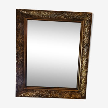 Golden mirror  52x63cm