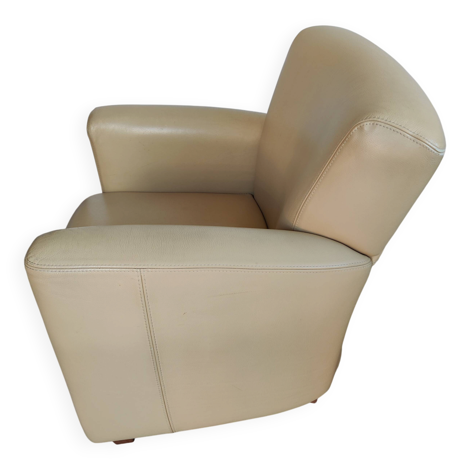 Leather armchair