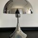 Vintage mushroom lamp 80s in chrome metal