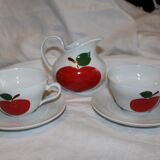 Tea cup duo and porcelain pitcher Seltmann Weiden Bavaria W. Germany