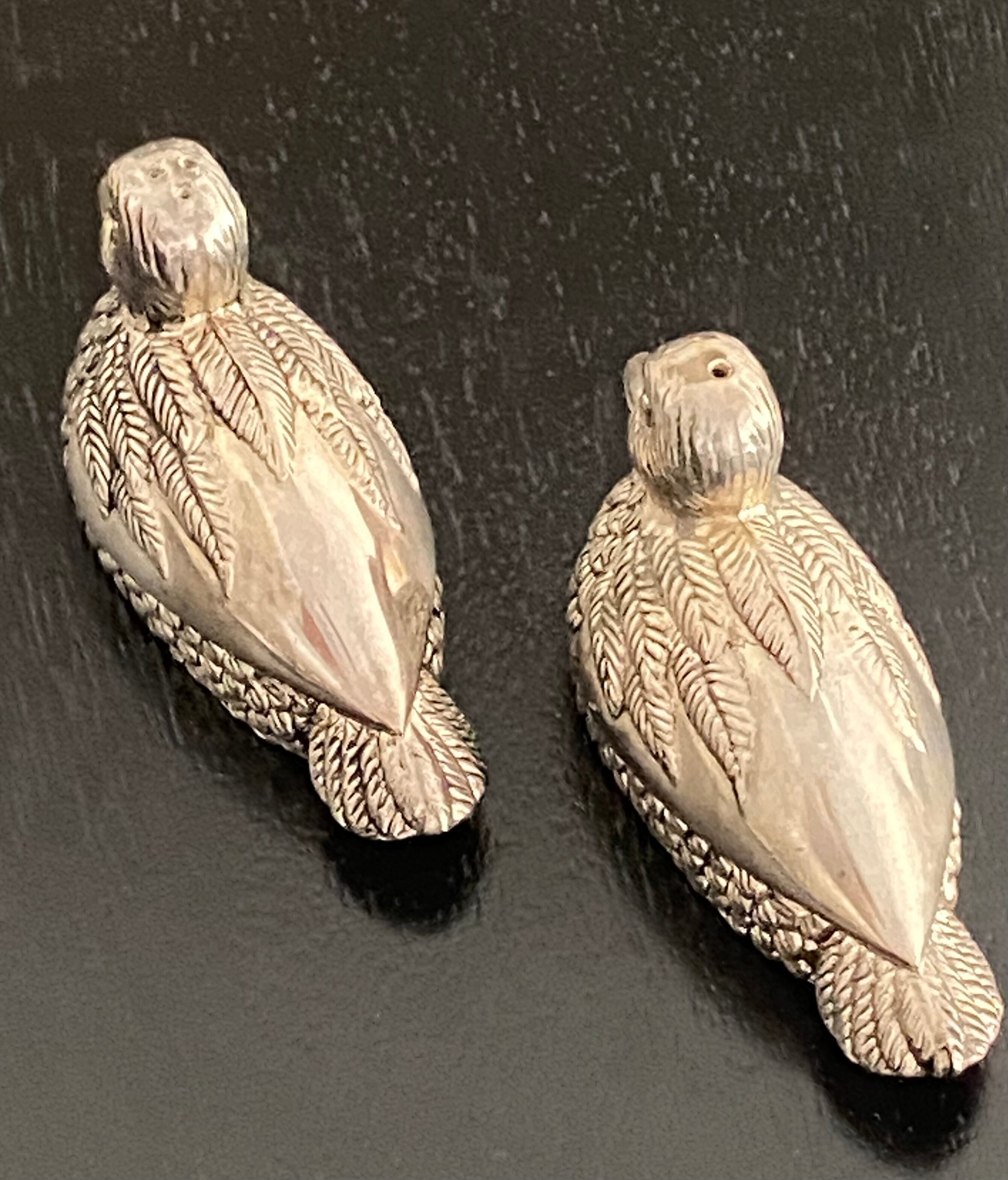 Salt and pepper shaker duck form brand silea