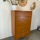 Chiffonnier/commode  6 tiroirs vintage en teck