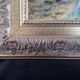 Impressionist oil on panel, spring landscape, signed, framed