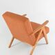 Kompas terracotta armchair