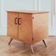 Renovated vintage vinyl cabinet, 1960s
