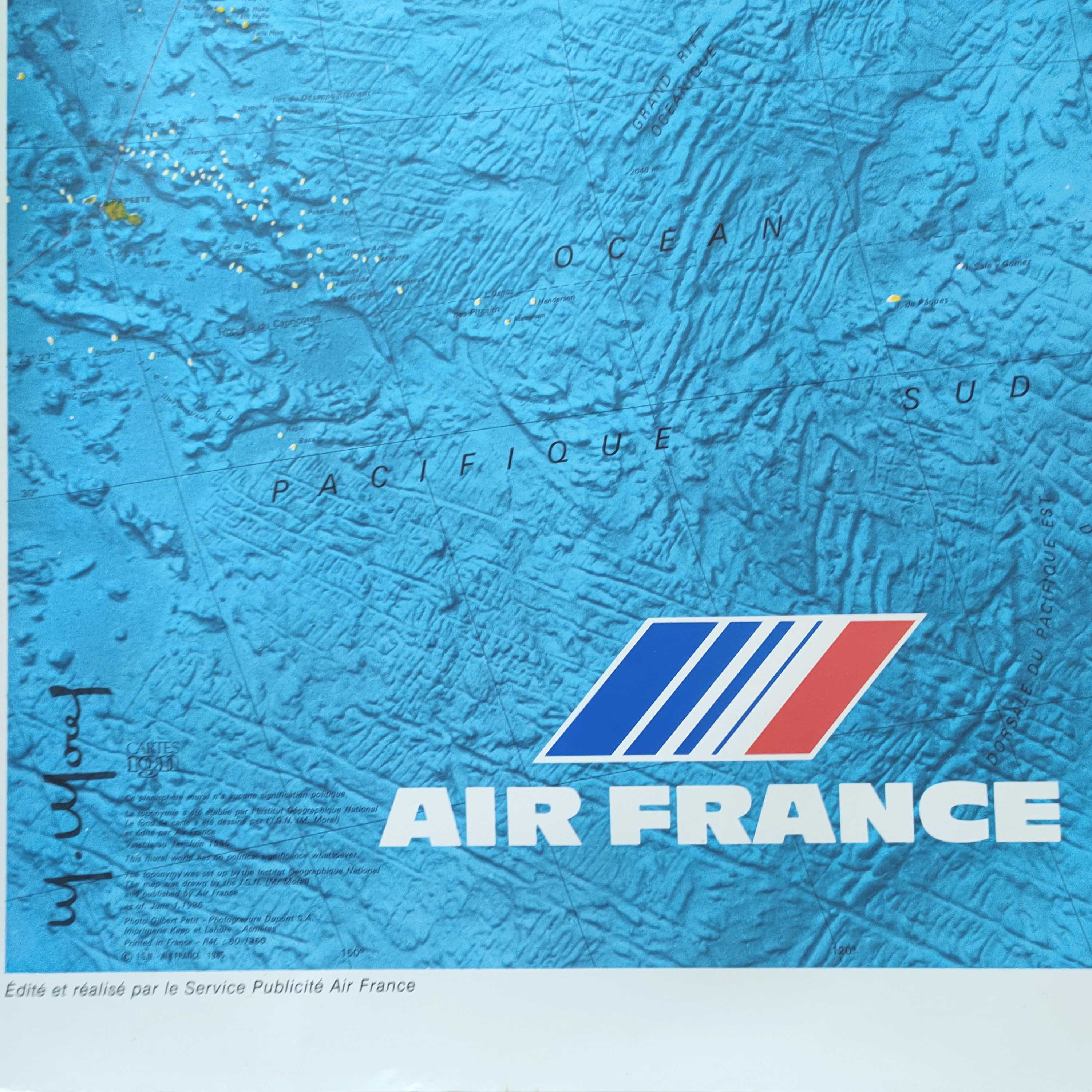 Air France map