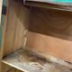 Armoire / placard / armoire brocante vintage vert menthe