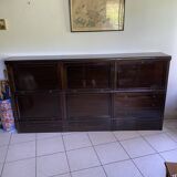 Demountable bookcase circa 1950, in 6 modular elements