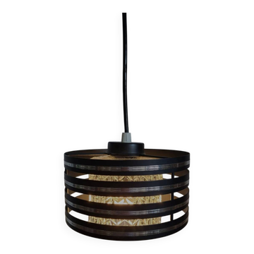 Lampe à suspension design vintage, Hillebrand, vermoedelijk jaren 80
