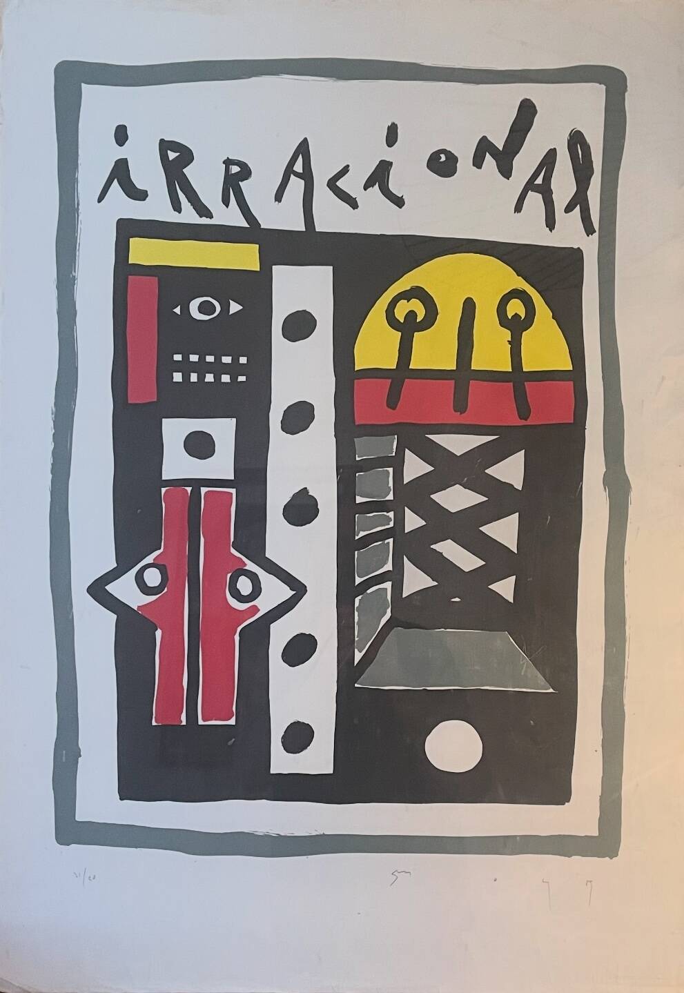 Screen print by Ignasi Sumoy