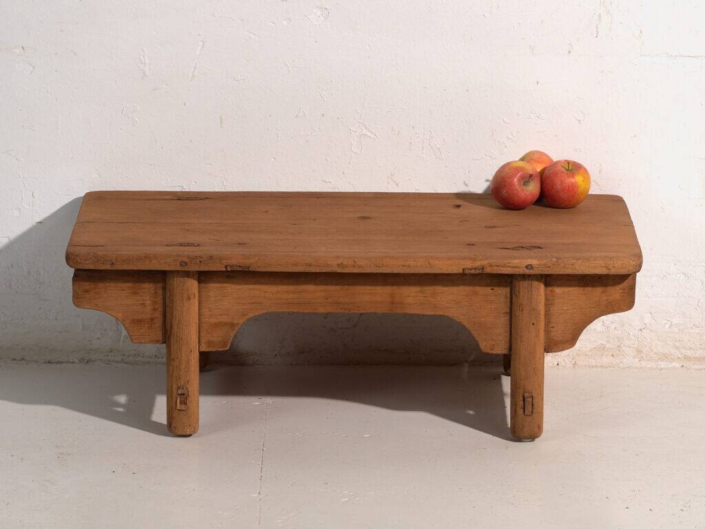 Antique pine coffee table – China, circa 1890