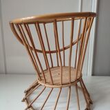 Rattan plant holder