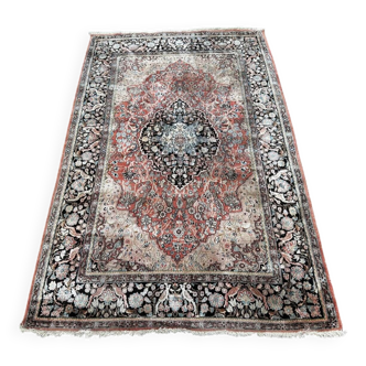 Handmade Indian silk rug