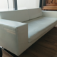 Canapé cuir blanc design Jett Habitat