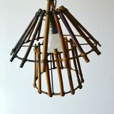 Rattan hanging lamp