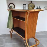 Rattan bar tiki bar from the 60s