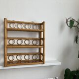 Rattan wall shelf 70s