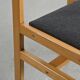 Chaise en Acajou Blond par André Sornay, circa 1960