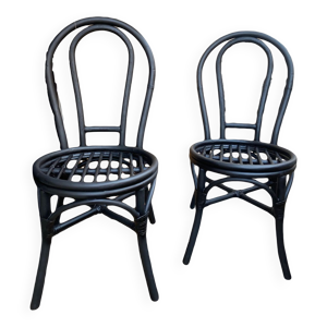 Duo de chaises en bambou