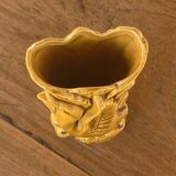 Vase céramique japonaise décor cygne