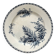 Round ironstone dish "Fougères" Gien late 19th century