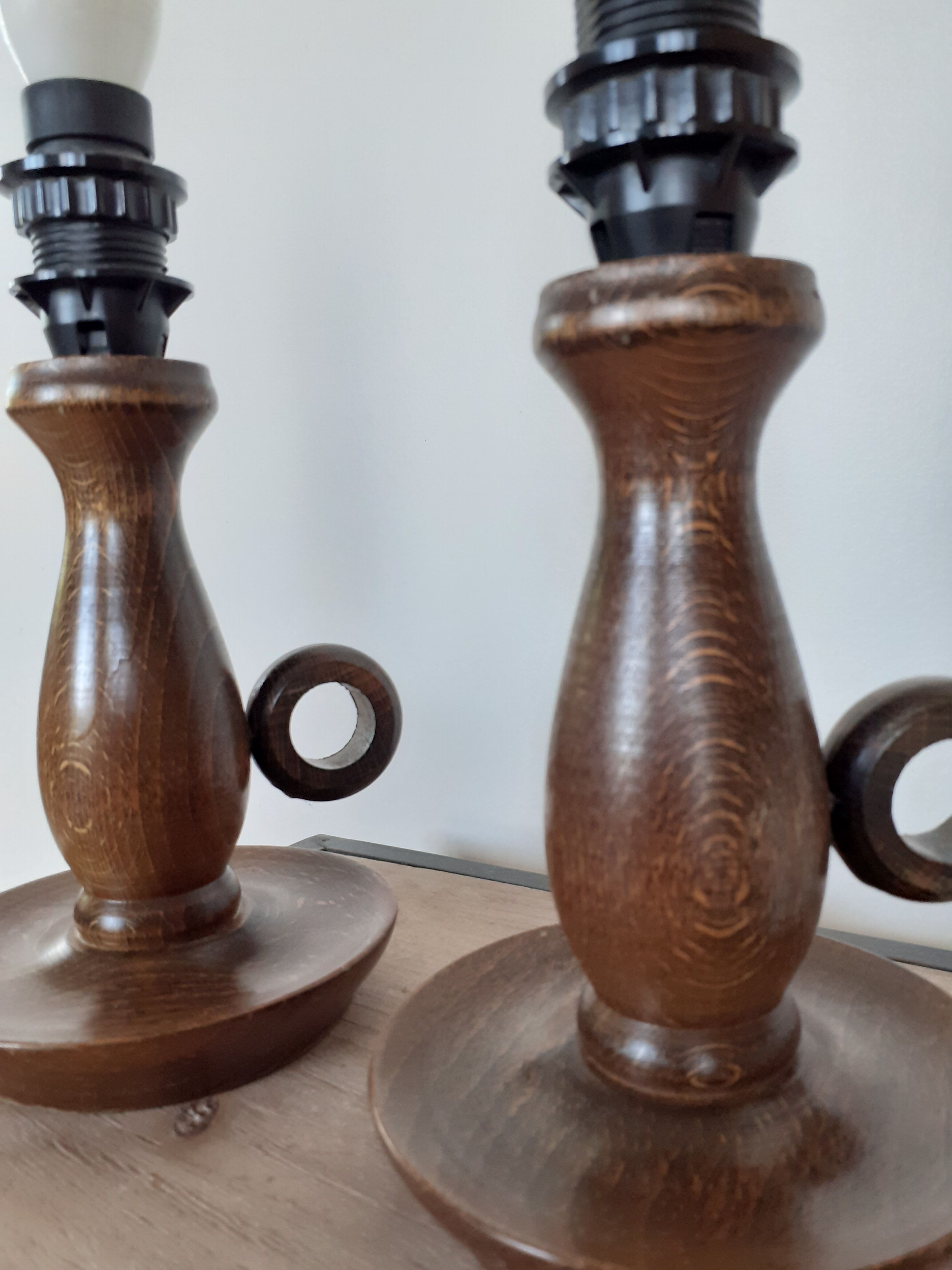 Pair of bedside lamps