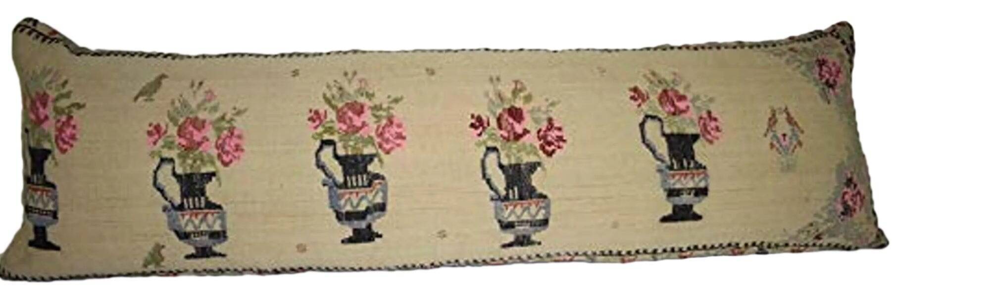 Vintage kilim cushion cover 145x46 cm