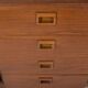 Scandinavian style wooden chest of drawers from the 1960s