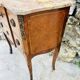 Commode sauteuse à ressaut en Marqueterie de bois de style Transition 