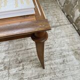 60s coffee table with pink mirror