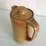 Coffe pot in varnished gres vintage 70s-80s