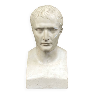 Bust of Emperor Napoleon Bonaparte after Chaudet early 20th century, old plaster bust