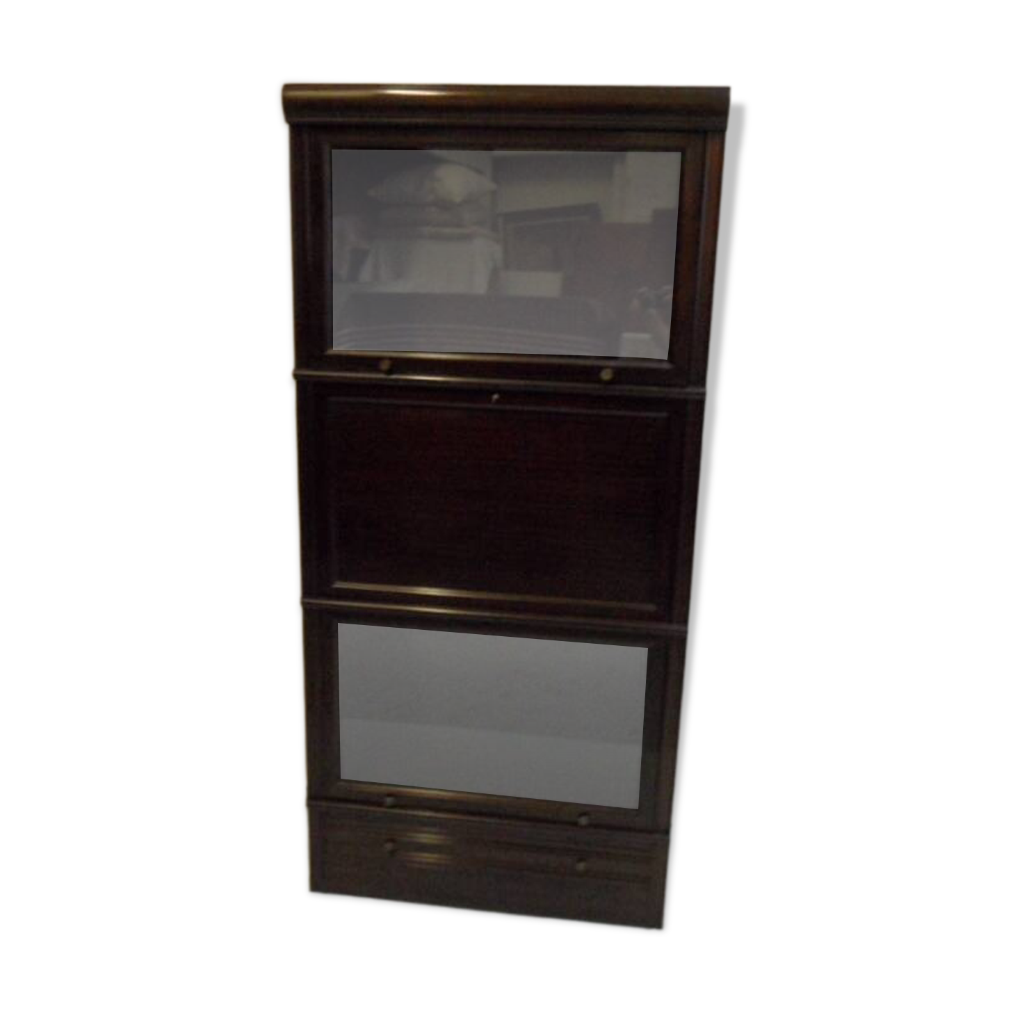 Vintage mahogany stackable bookcase 1960's